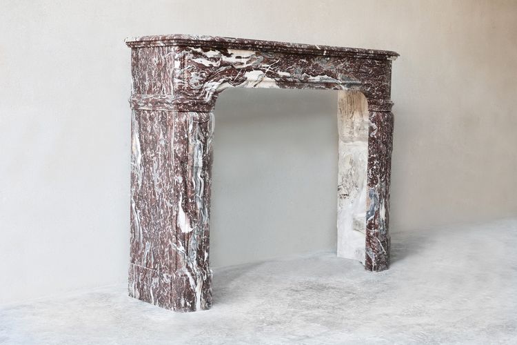 Antique marble fireplace