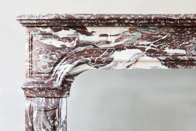 Antique marble fireplace