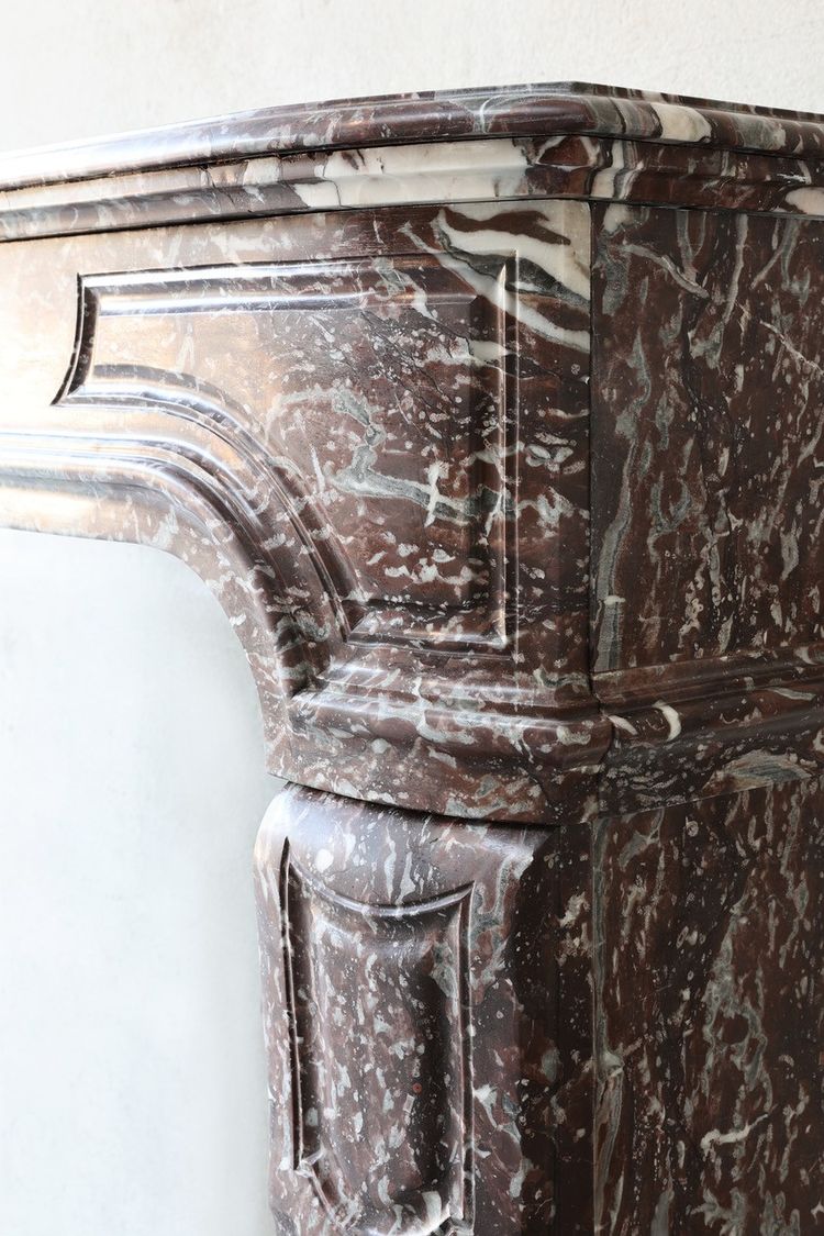 Antique marble fireplace