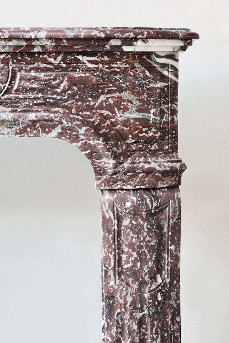 Antique marble fireplace