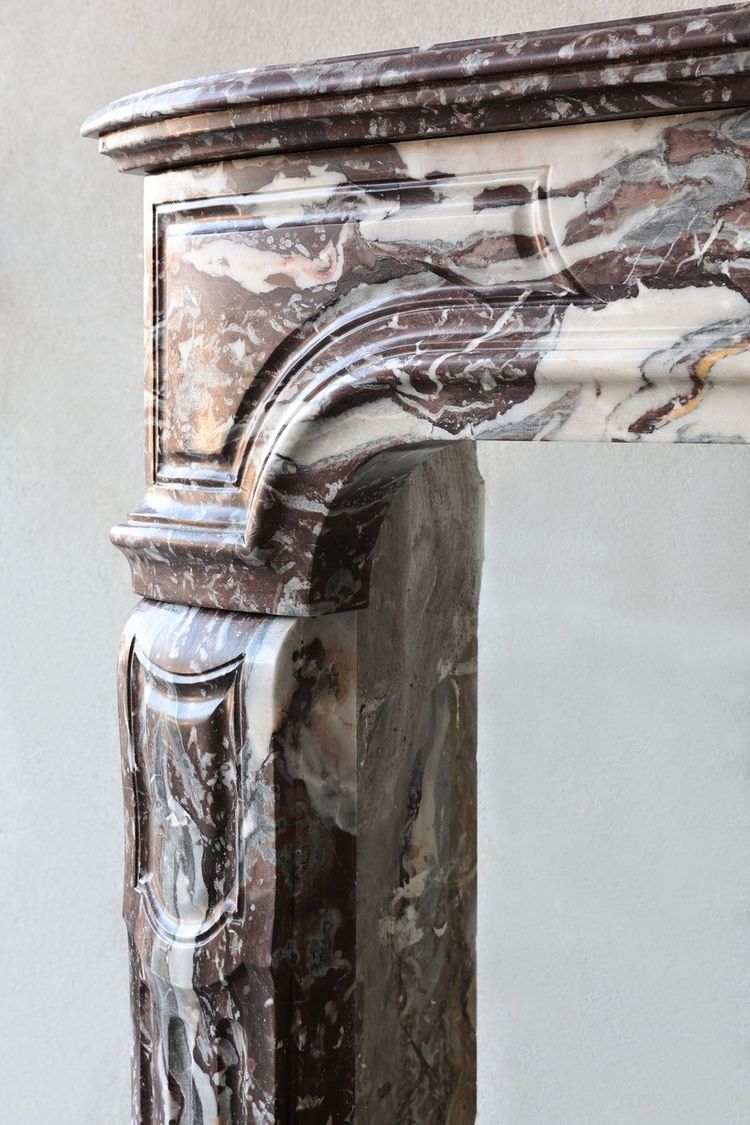 Antique marble fireplace