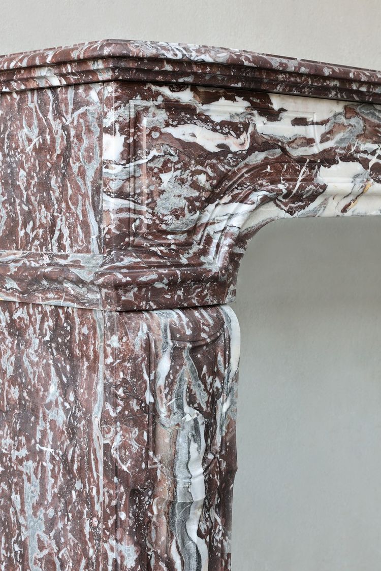 Antique marble fireplace