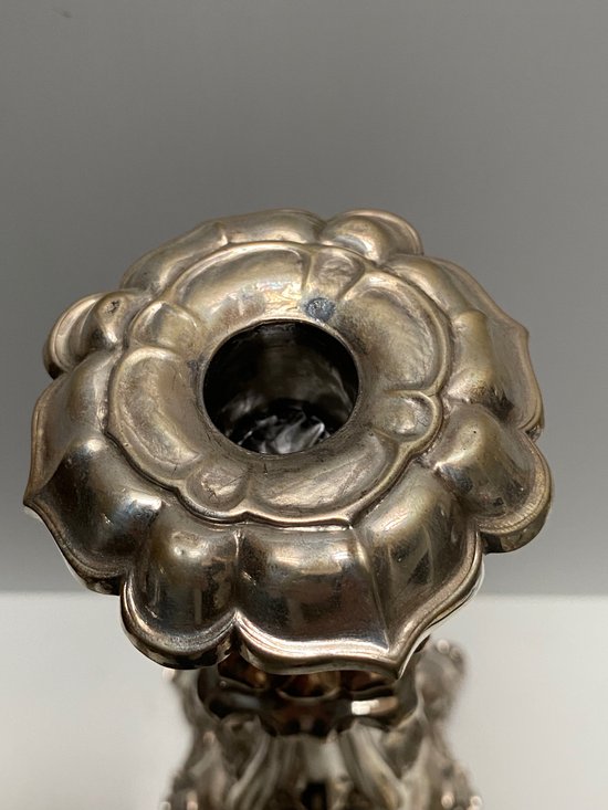 AUSTRIAN SOLID SILVER TORCHES