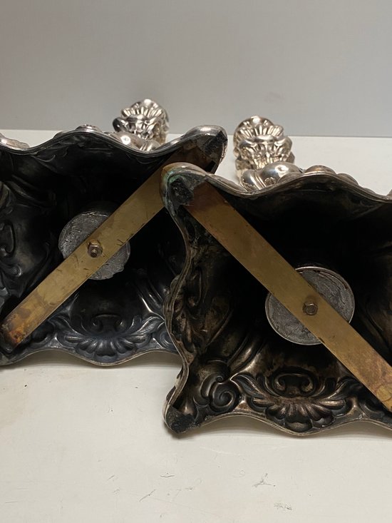 AUSTRIAN SOLID SILVER TORCHES
