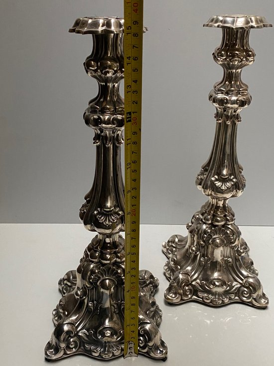 AUSTRIAN SOLID SILVER TORCHES