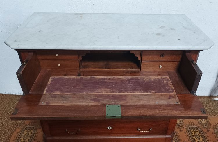 Cassettiera in noce Luigi Filippo
