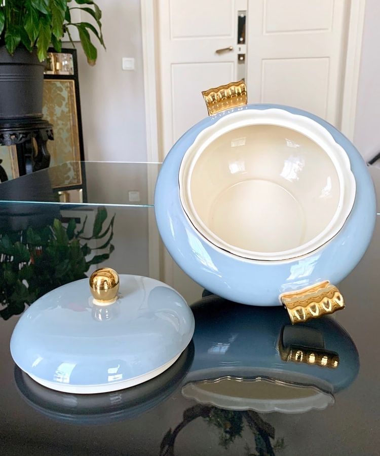 Porcelain Soup Tureen Decorated with Fine Gold - Villeroy & Boch - Art Déco