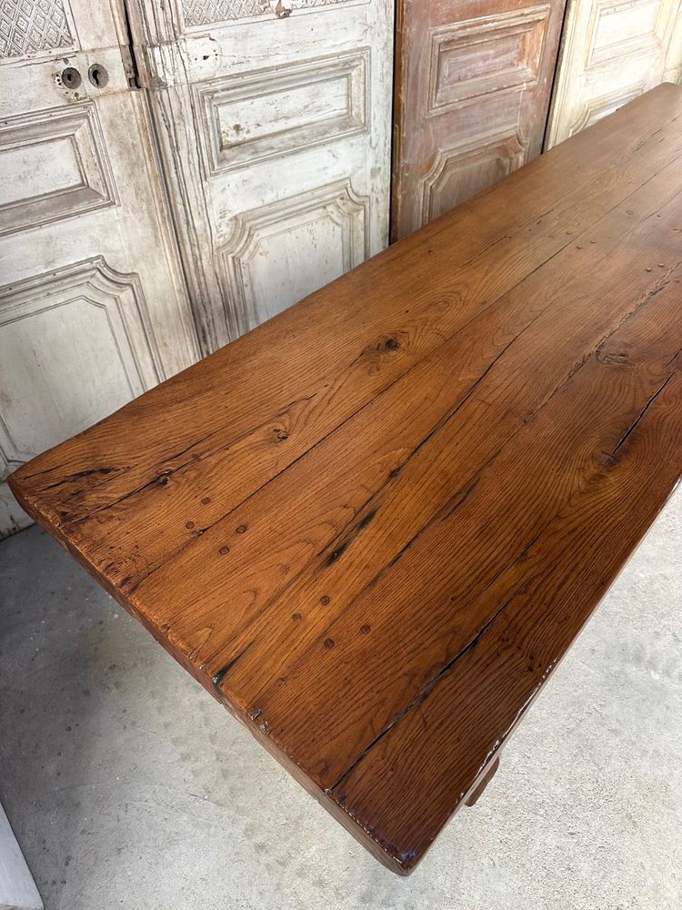 Table de monastère en chêne 20e siècle