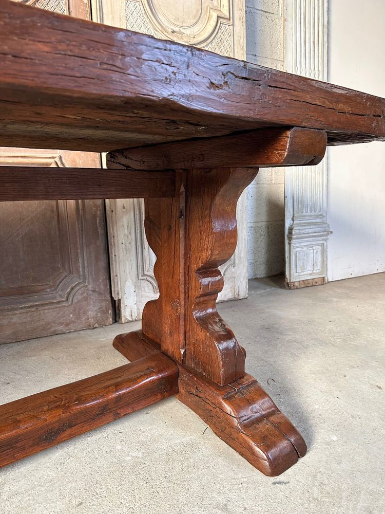 Table de monastère en chêne 20e siècle