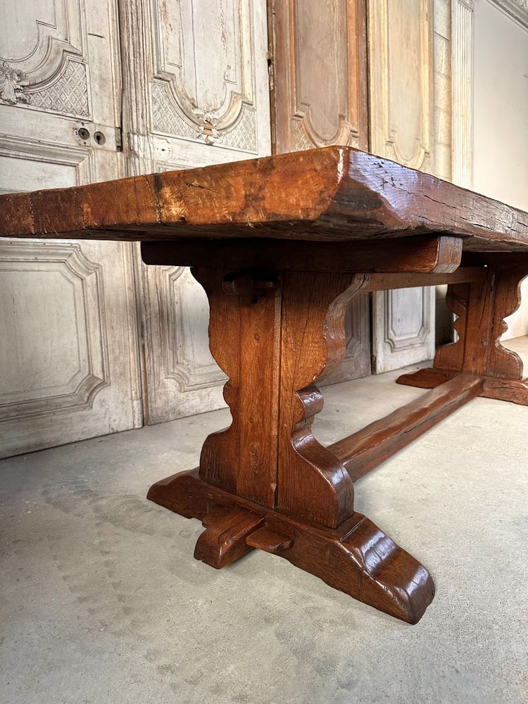Table de monastère en chêne 20e siècle