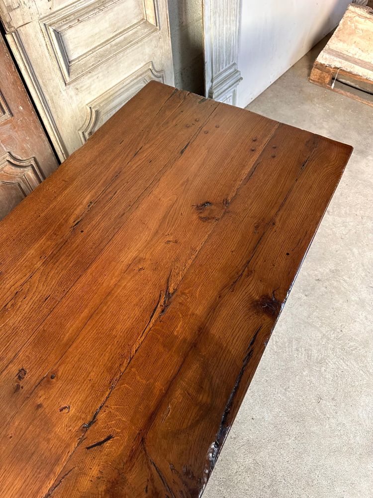 Table de monastère en chêne 20e siècle
