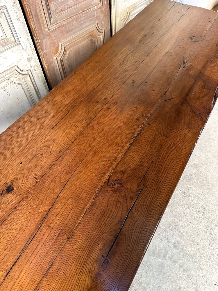 Table de monastère en chêne 20e siècle