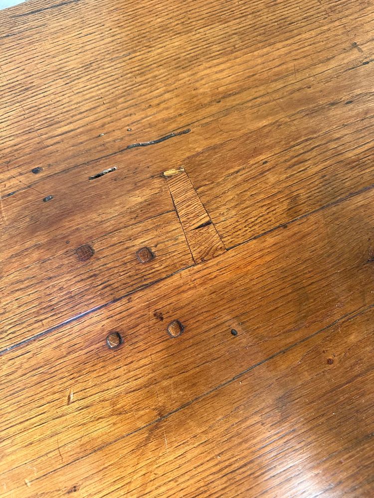 Table de monastère en chêne 20e siècle