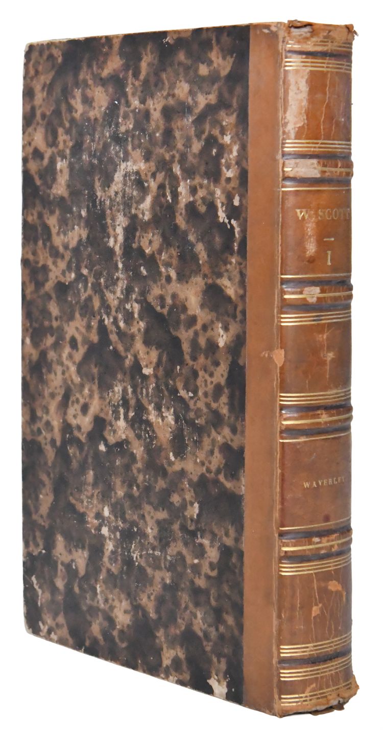 Collection livres de Walter Scott, Édition Furne et Charles Gosselin 1839, 30 volumes In-8