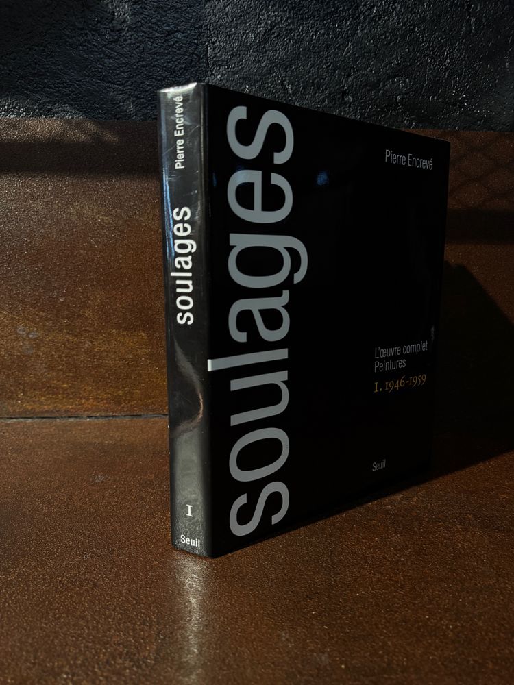 Catalogue raisonné of the works of Pierre Soulages by Pierre Encrevé, published by Seuil 94-95-98