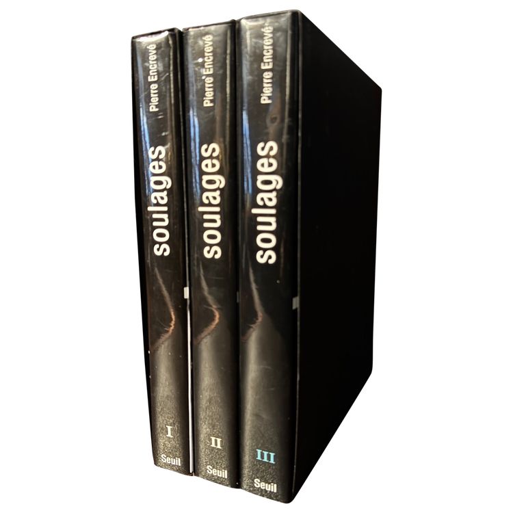 Catalogue raisonné of the works of Pierre Soulages by Pierre Encrevé, published by Seuil 94-95-98
