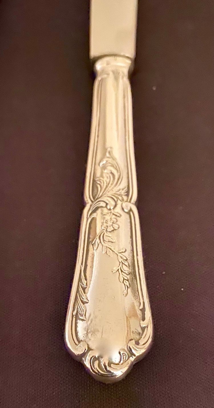 24 silver-plated knives