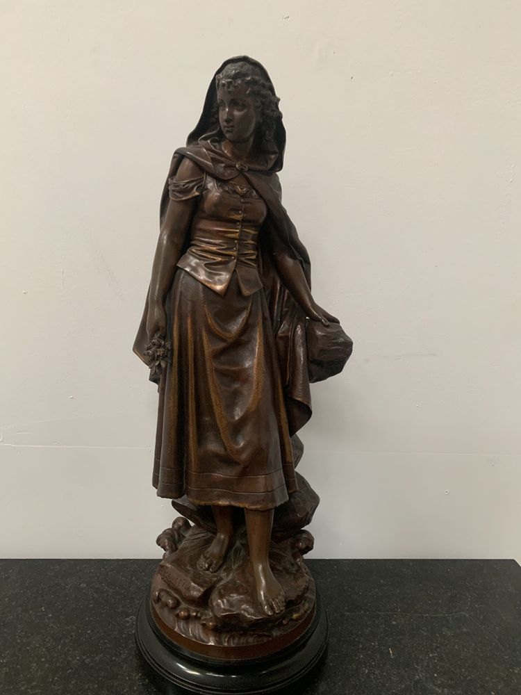Gruppo in bronzo scolpito da Pierre Ernst BOURET XX secolo