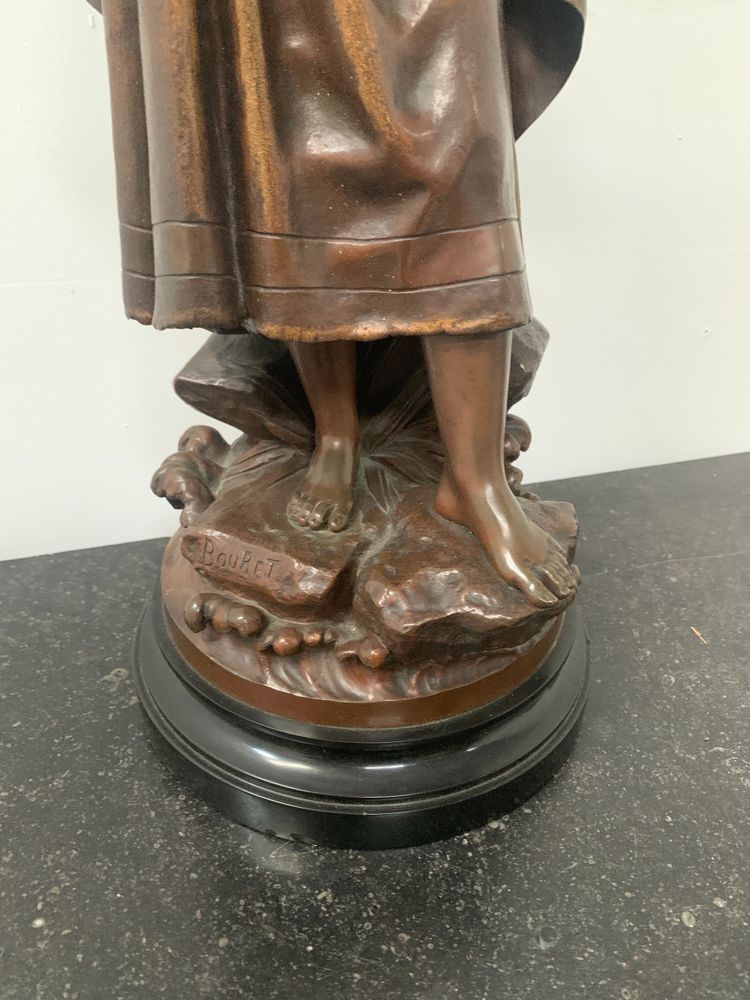 Gruppo in bronzo scolpito da Pierre Ernst BOURET XX secolo