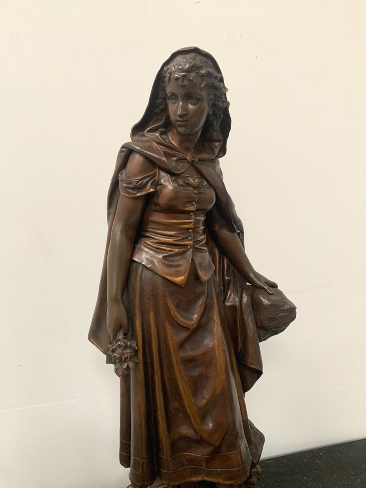 Gruppo in bronzo scolpito da Pierre Ernst BOURET XX secolo
