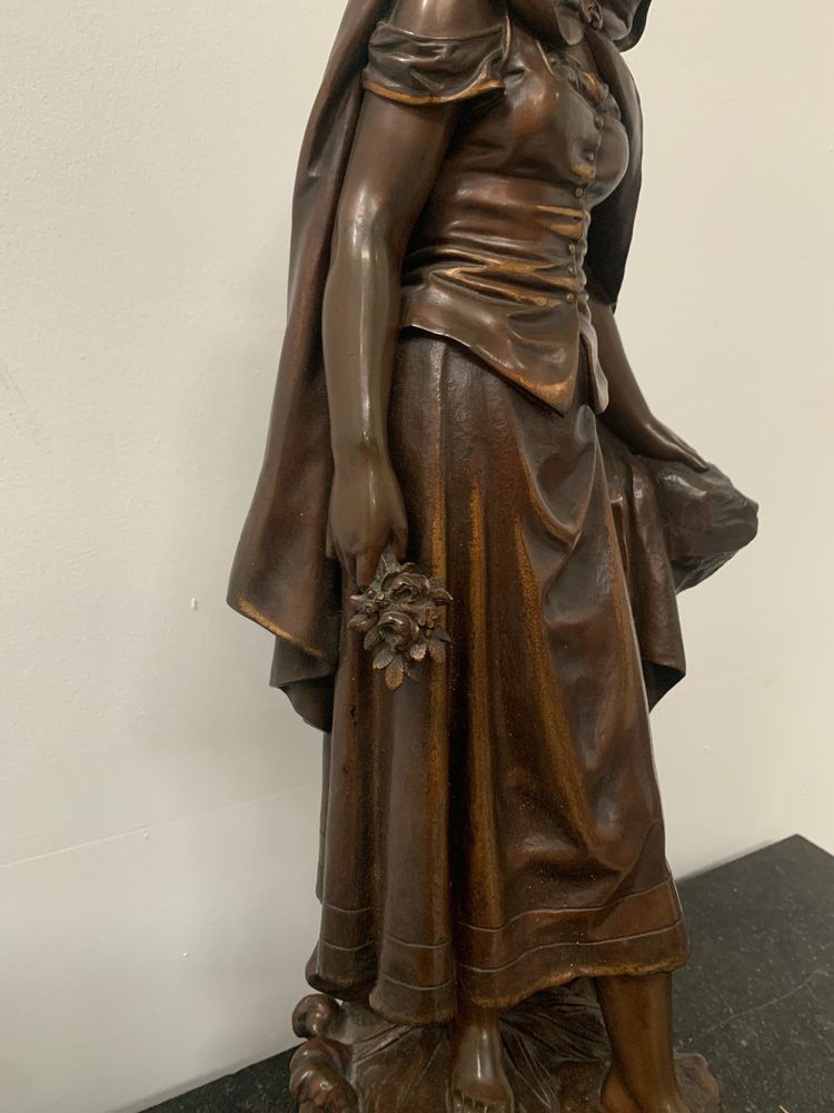 Gruppo in bronzo scolpito da Pierre Ernst BOURET XX secolo