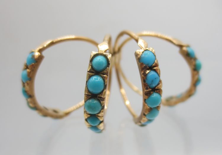 Anello Harem, oro e turchese.