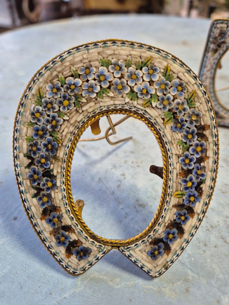 Cadres Photo Bronze Et Micro-mosaïque