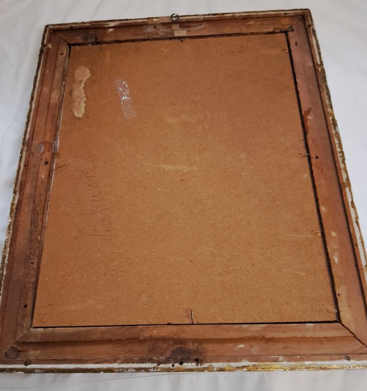 Ritratto di uomo arabo olio su tavola di Louis Chiebert XX secolo