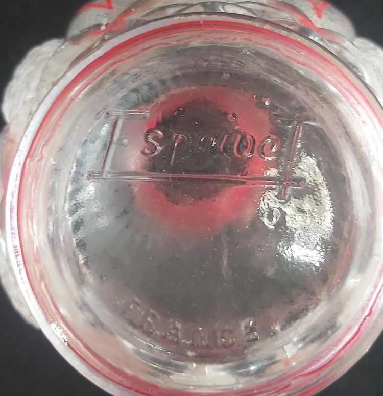 Art Deco ball vase signed Espaivet France