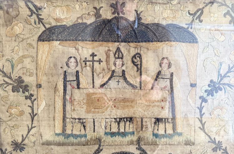 Important Representation Of The Shroud Of Besançon - 17th/18th century