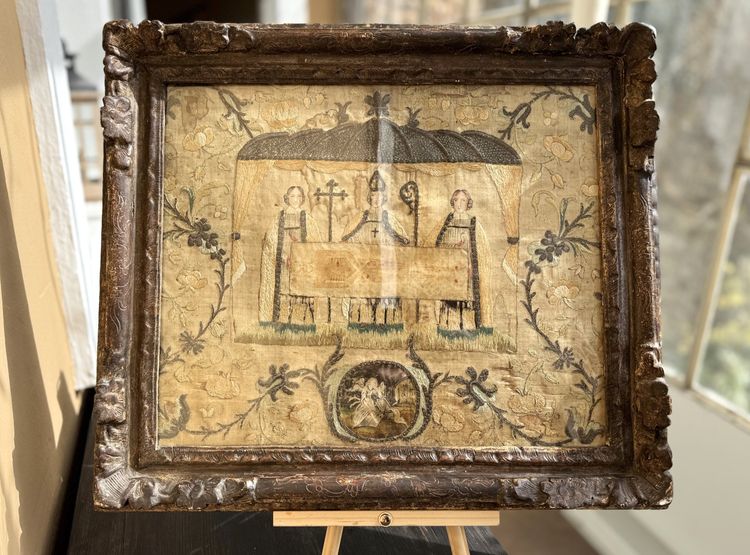 Important Representation Of The Shroud Of Besançon - 17th/18th century