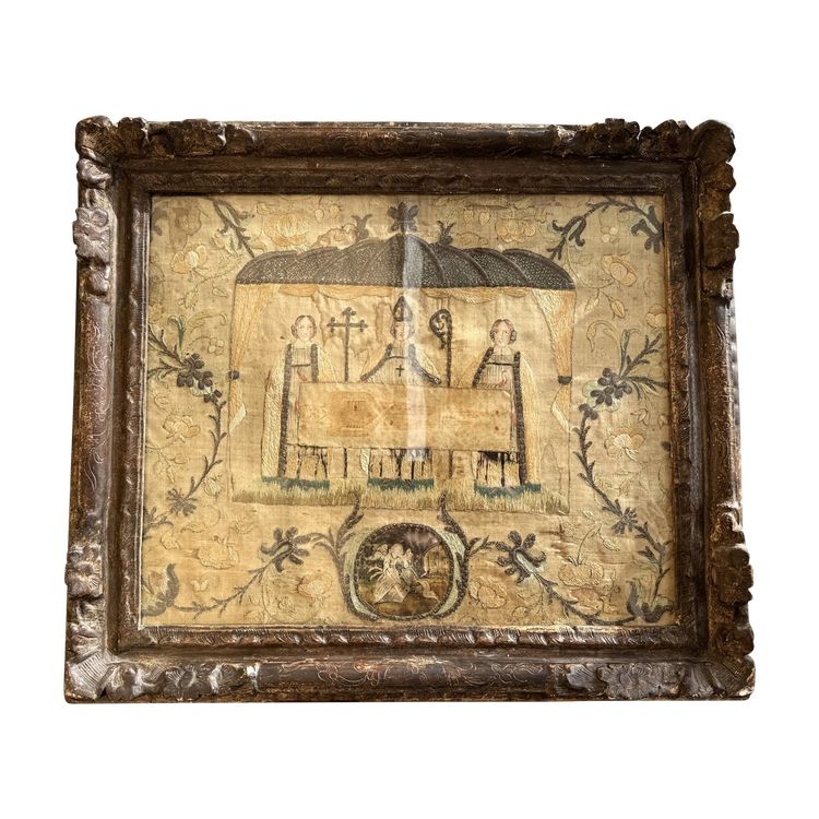 Important Representation Of The Shroud Of Besançon - 17th/18th century