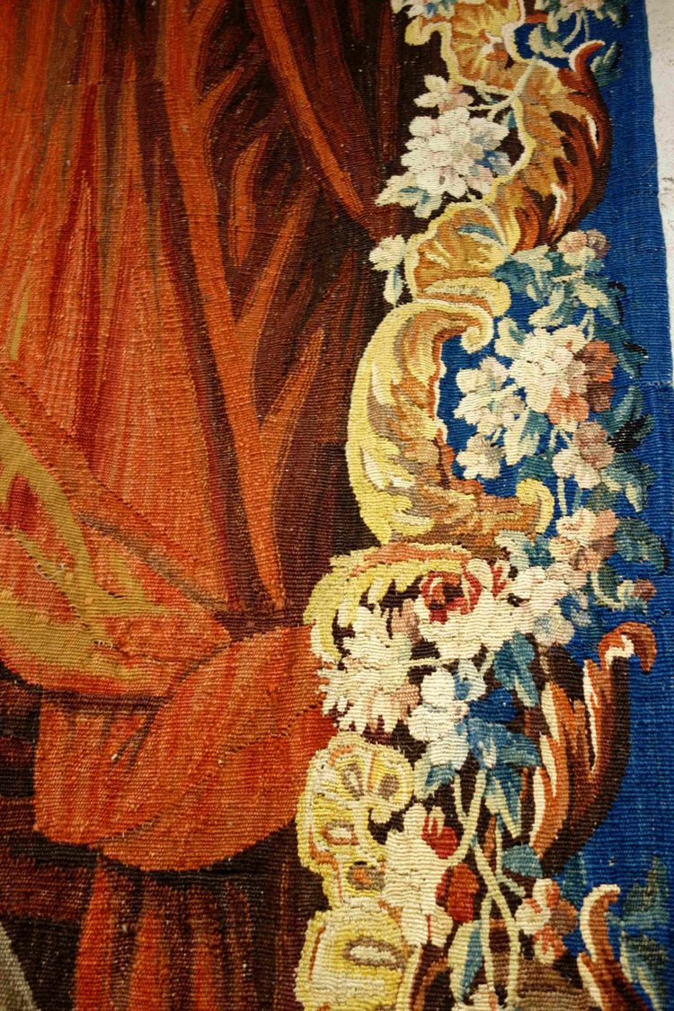 Aubusson tapestry: Judith beheads Holofernes, 17th century