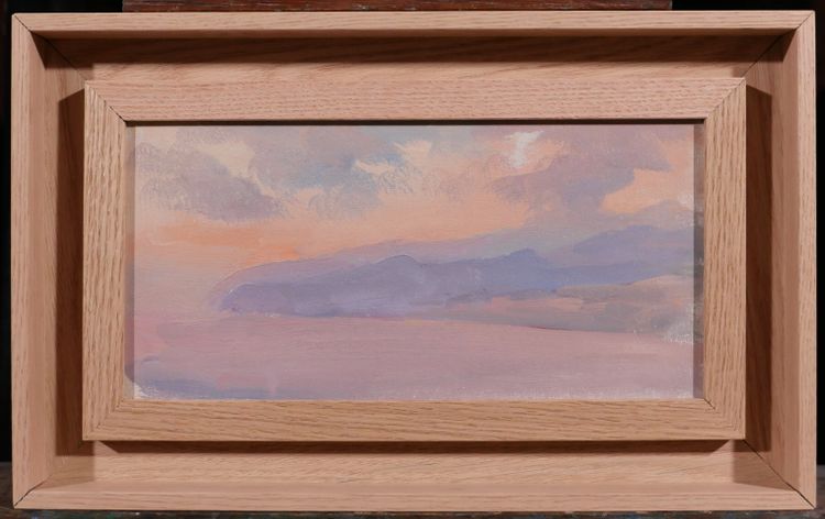Alfons VERHEYEN 1903-1990 Studie eines Himmels, Effekt in Mauve, um 1940-50