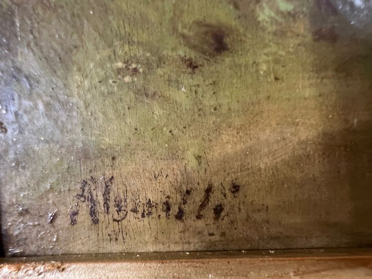 École du XIXe siècle - Dans le goût de Barbizon "Berger et son troupeau en forêt"