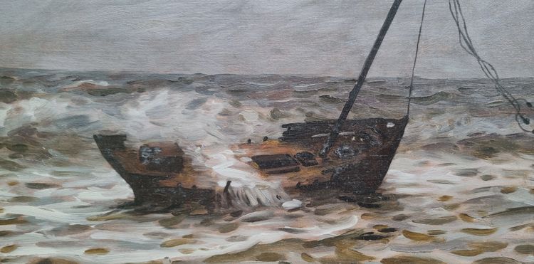 Alexandre BRUN - Un bateau échoué