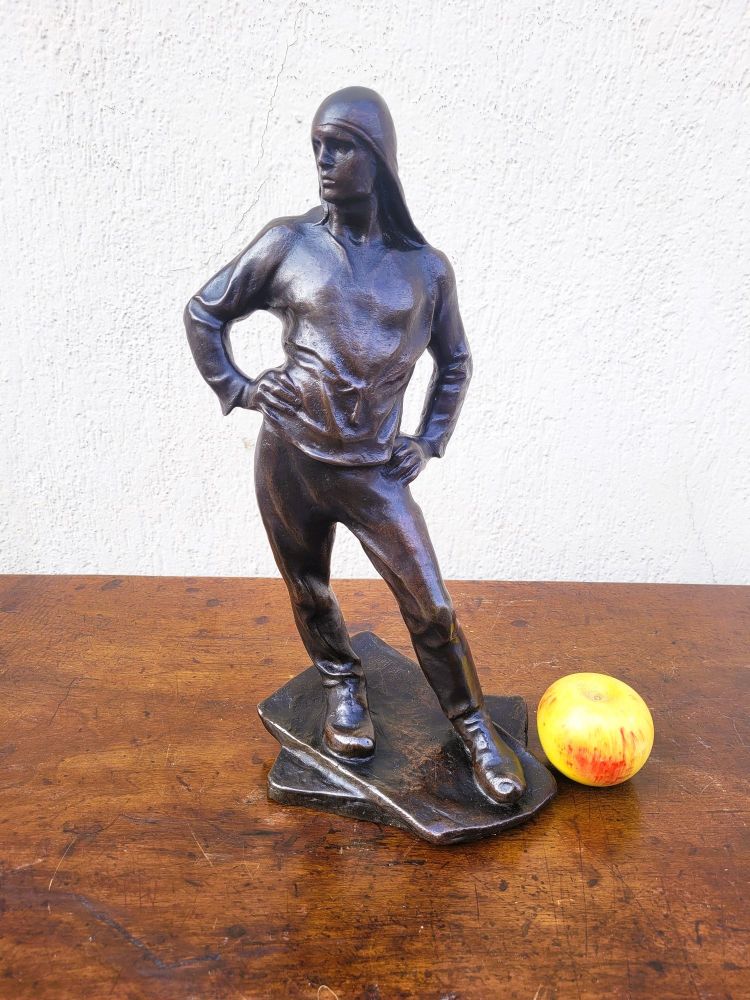 C Meunier, Le Débardeur Du Port d'Anvers, Bronze Signé, XIXème Siècle