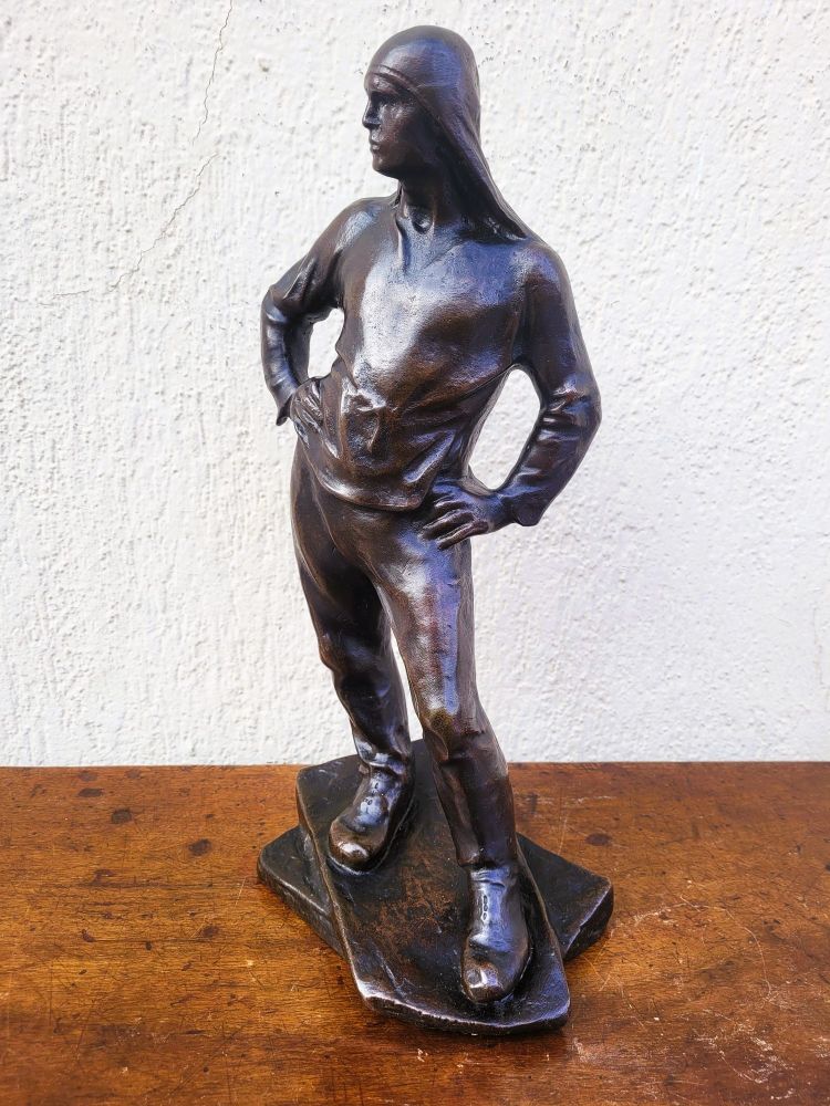 C Meunier, Le Débardeur Du Port d'Anvers, Bronze Signé, XIXème Siècle