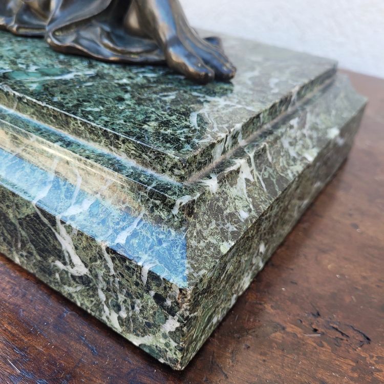 Sofocle, grande scultura in bronzo, XIX secolo