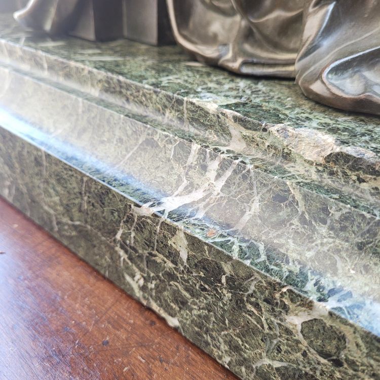 Sofocle, grande scultura in bronzo, XIX secolo
