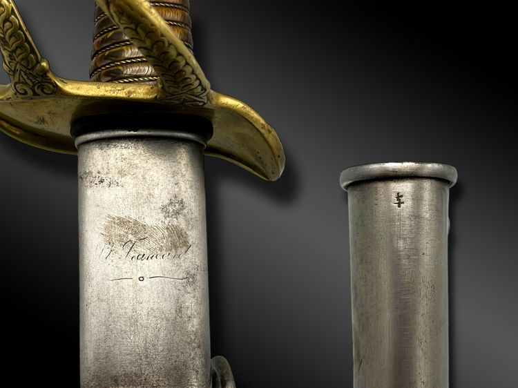 SABRE da ufficiale di artiglieria, modello 1822-1899 - Francia - XIX secolo