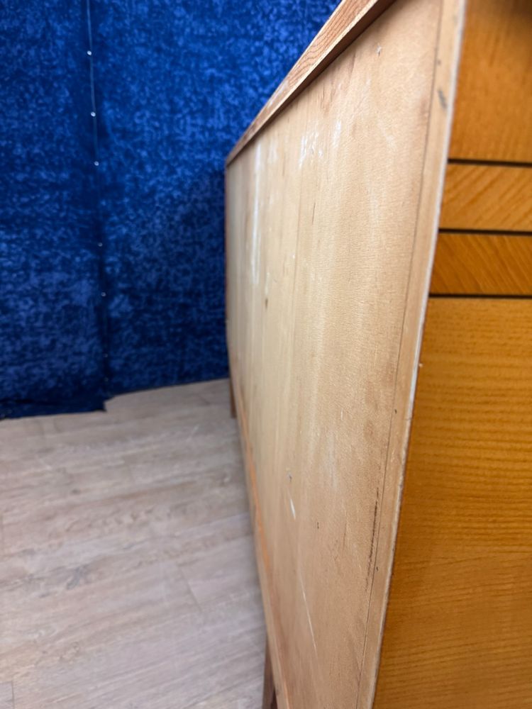 Art Deco enfilade a cache secrète in sycamore and marquetry circa 1950