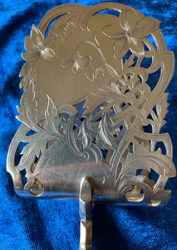 Pince à asperges art nouveau.