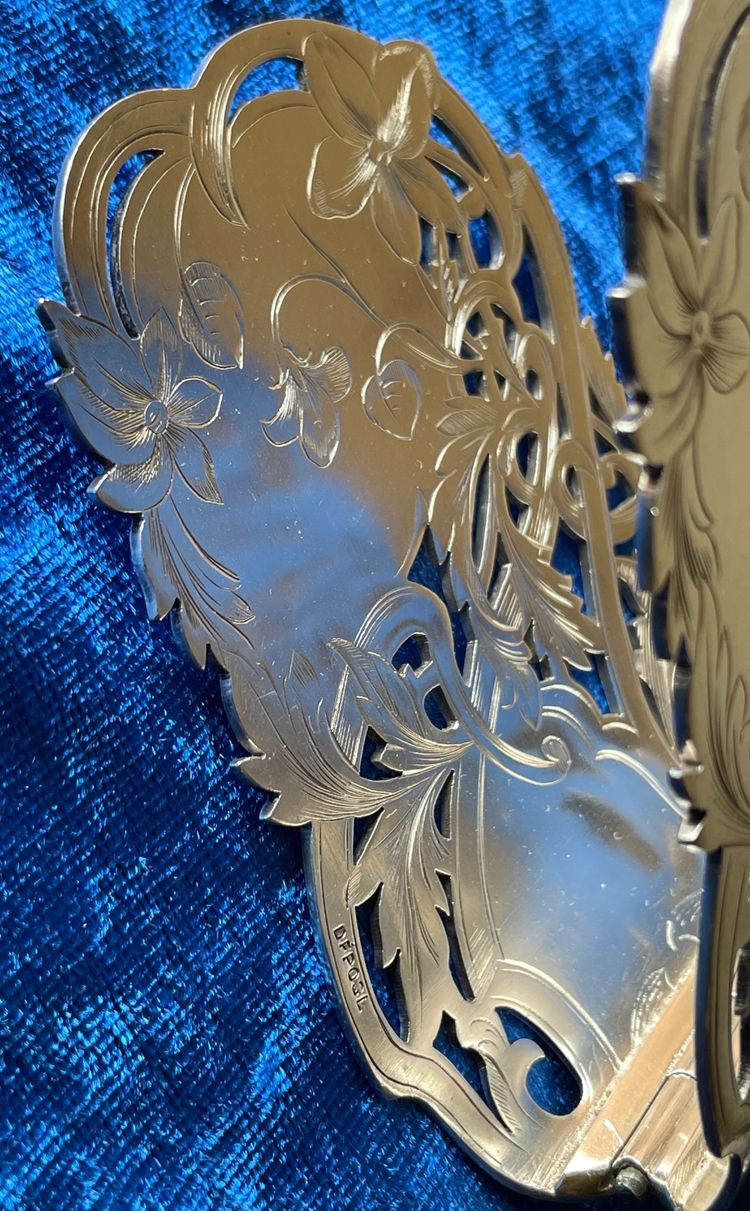 Pince à asperges art nouveau.
