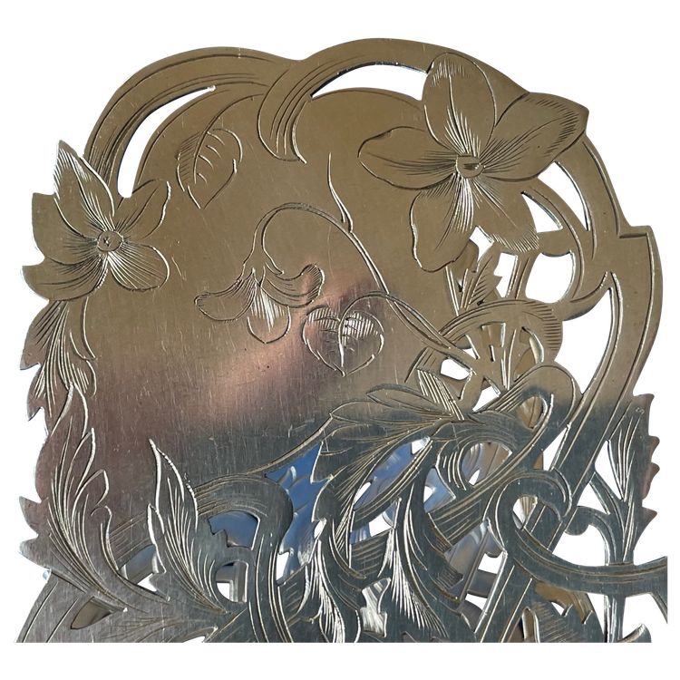 Pince à asperges art nouveau.