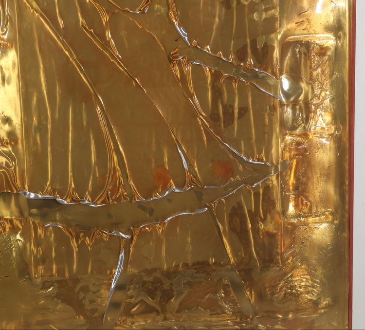 Mixed Technique Painting Ezio Gribaudo 70's