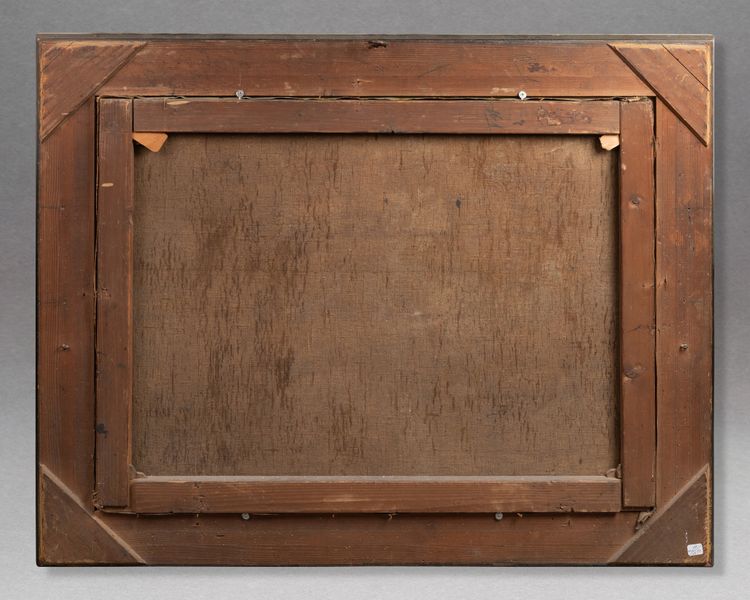 Huile sur toile signée A. Delle, fin XIXe / début XXe siècle