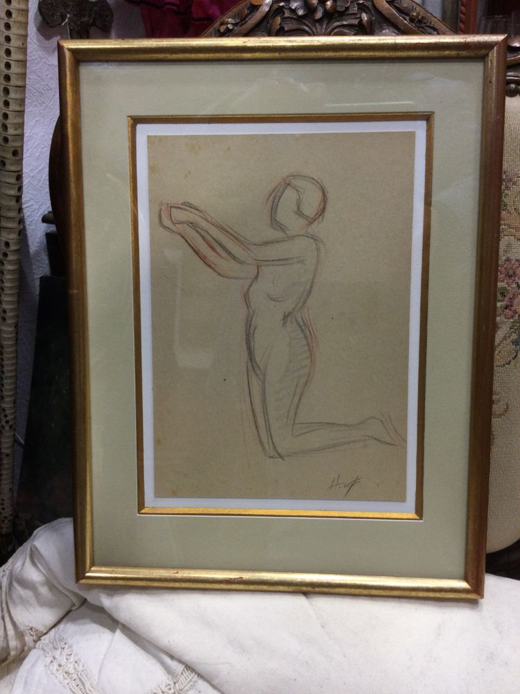 Nude signed Hélène VOGT