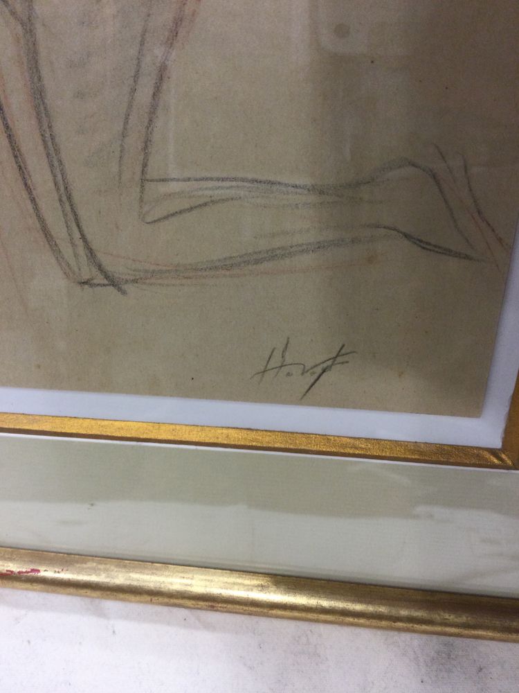 Nude signed Hélène VOGT