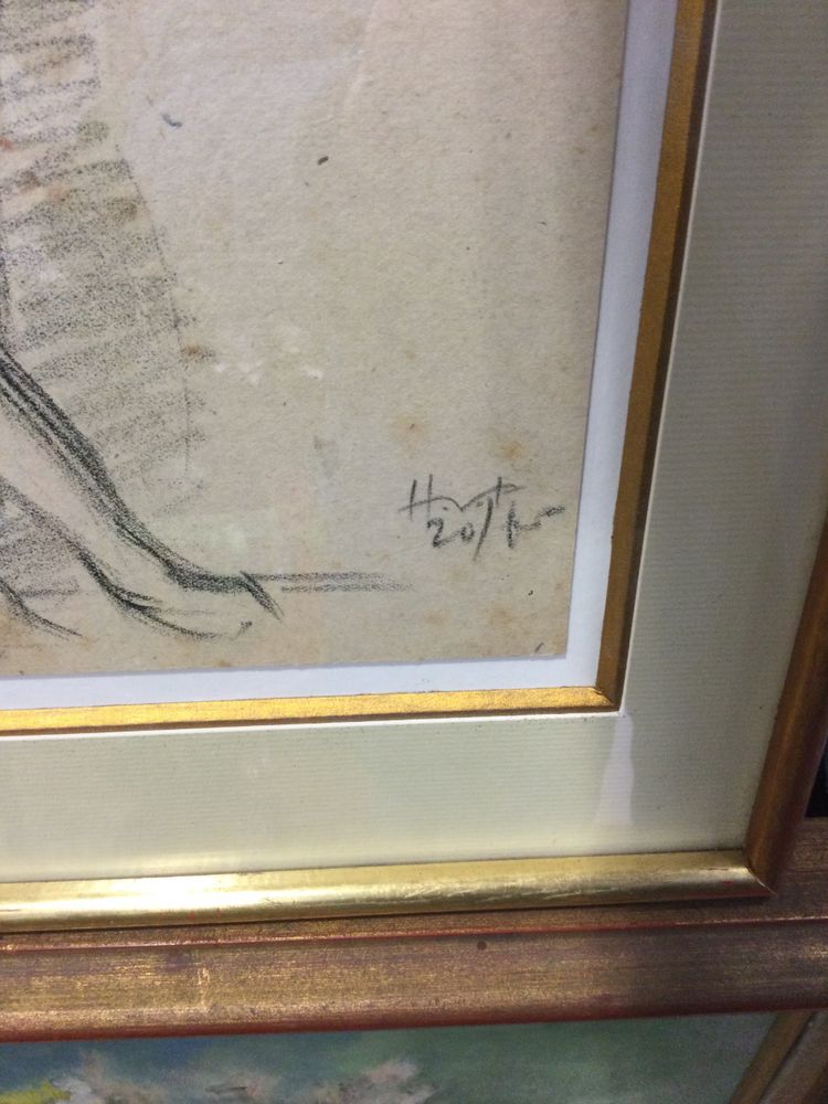 Nude signed Hélène VOGT